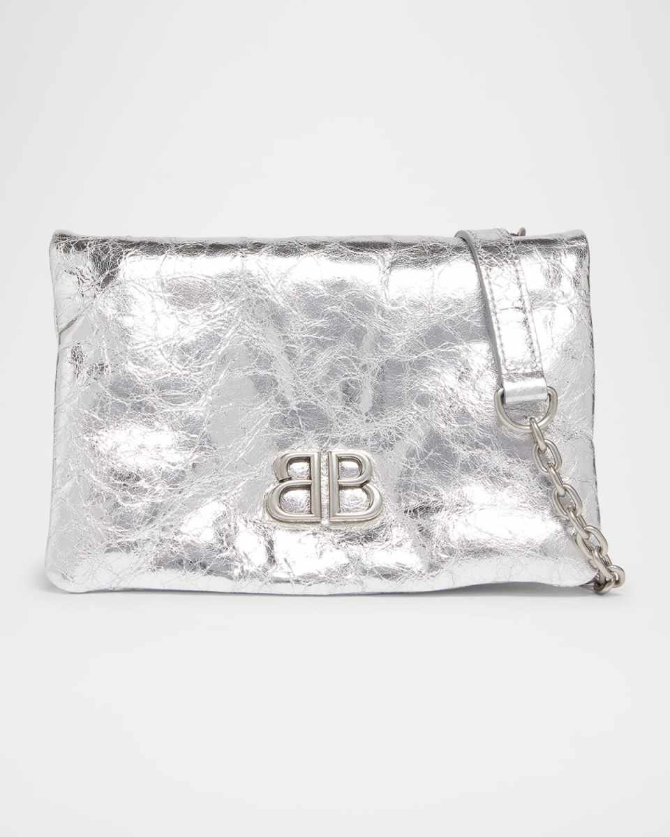 Monaco Nano Metallic Leather Crossbody Bag